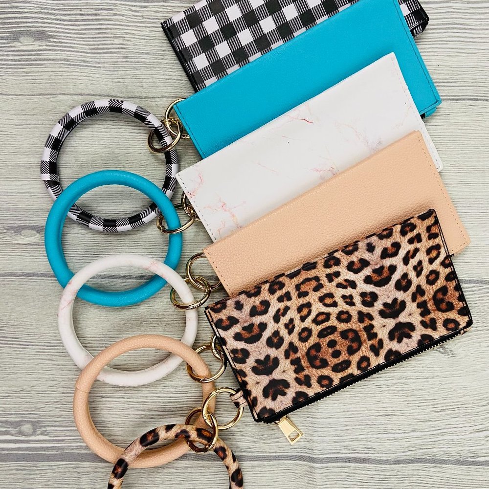 Mini Wristlet/Clutch and Ring Bangle